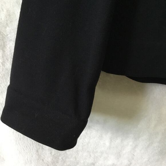 Chico's Black Double Row Hood w/ Eye Closure Blazer - Picture 10 of 13